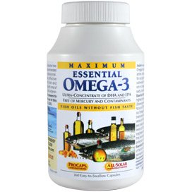 Maximum Essential Omega-3 - Mint 180 Capsules