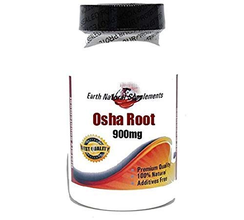 Osha Root 900mg * 180 Capsules 100 % Natural - by EarhNaturalSupplements