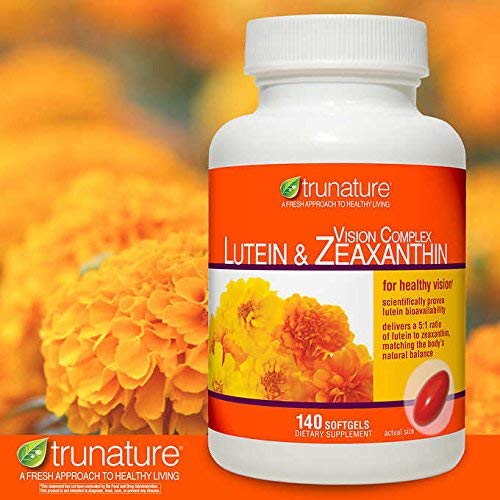 TruNature Vision Complex with Lutein & Zeaxanthin - Great Value 2 Pack SP(280 Softgels Total )