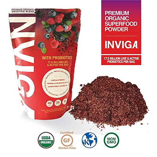 Reds Superfood Powder with Probiotics & Antioxidants with Real Fruits: Boosts Energy & Detox - Tasty Berry Organic Superfood Blend (35 Days Supply)