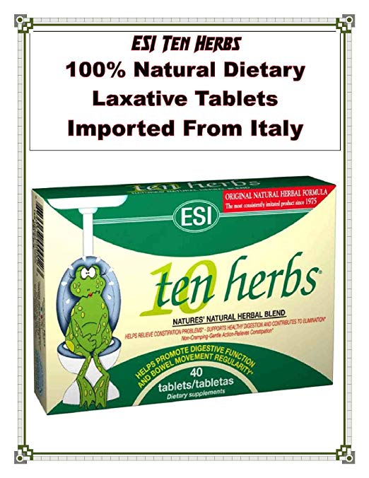 ESI Ten Herbs Buy 5 Boxes of 40 Tablets and Get 1 FREE Box (30 caps) of Ten Herbs Extra Stregnth w/Prebiotics Direct From America's ONLY IMPORTER & $AVE