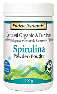 Prairie Naturals Organic Fair-Trade Spirulina, 400g powder