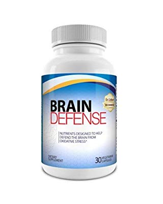 Dr.Colbert Formulated Brain Defense Supplement - 30 Day Supply - Includes All Natural Concentrated Turmeric, Whole-fruit Pomegranate and Pterostilbene