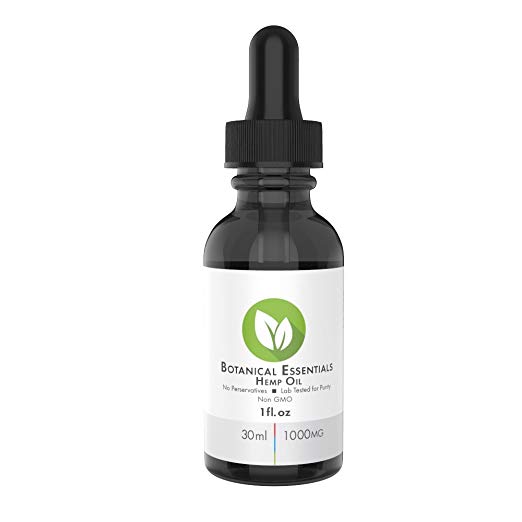 Organic USA Hemp Oil 1000 mg Extract By Botanical Essentials