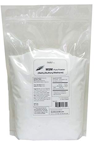 NuSci MSM (Methylsulfonylmethane) Pure Powder (4000 grams (8.8 lb))