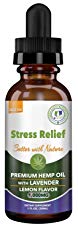 Hemp Oil 1000mg Stress Relief w/Lavender - Lemon Flavor :: Anxiety, Inflammation, Sleep, Nausea, Depression :: MCT Oil Packed with Omega 3,6 Fatty Acids :: Better with Nature 30 Day Supply