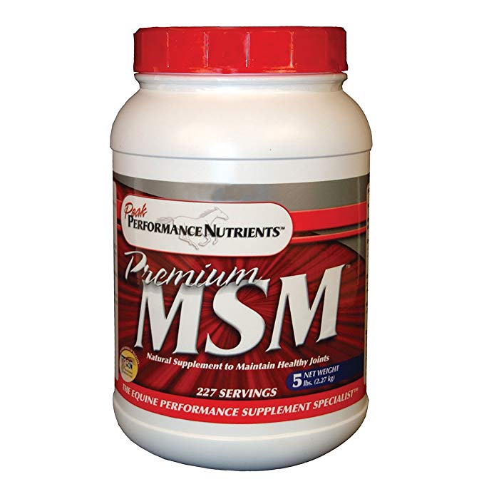 Peak Performance MSM Joint Supplement Powder for Horses - 5 Pounds