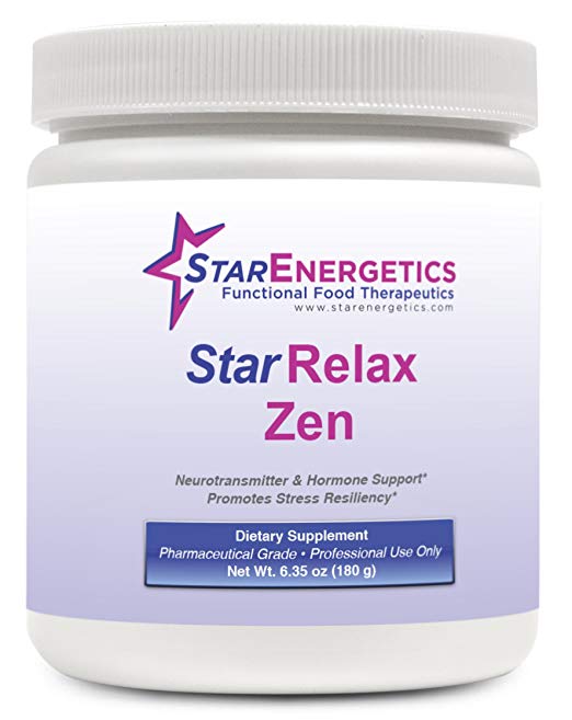 Relax Zen - 60 servings - Powder, Non GMO, Gluten Free, Inositol, GABA, Taurine, L-Theanine, Magnesium, Stress Relief (Un-Flavored)