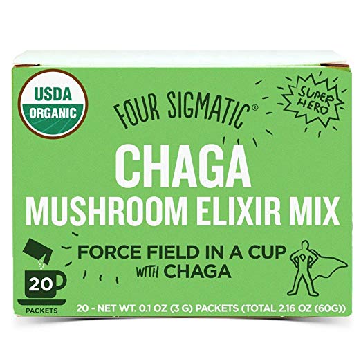 Four Sigmatic Chaga Mushroom Elixer Mix (Box of 20)