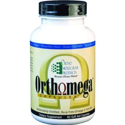 Ortho Molecular Orthomega Omega 3 Fish Oil - 60 Softgel Capsules