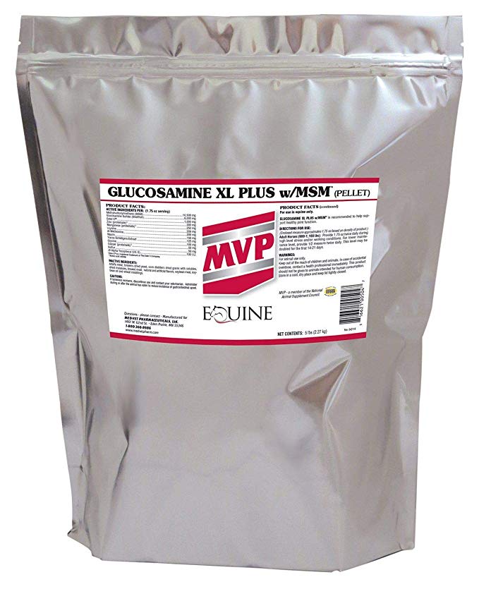 GLUCOSAMINE XL PLUS PELLETS WITH MSM - 5LB