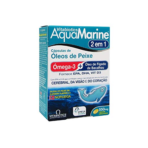 Aquamarine 2 In 1 Pure Fish Oils 60caps