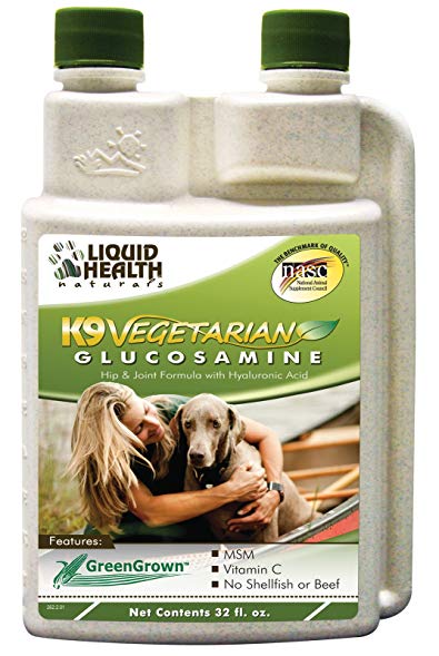 Liquid Health K9 Vegetarian Glucosamine MSM Vitamin C Grape Seed 8 32 oz